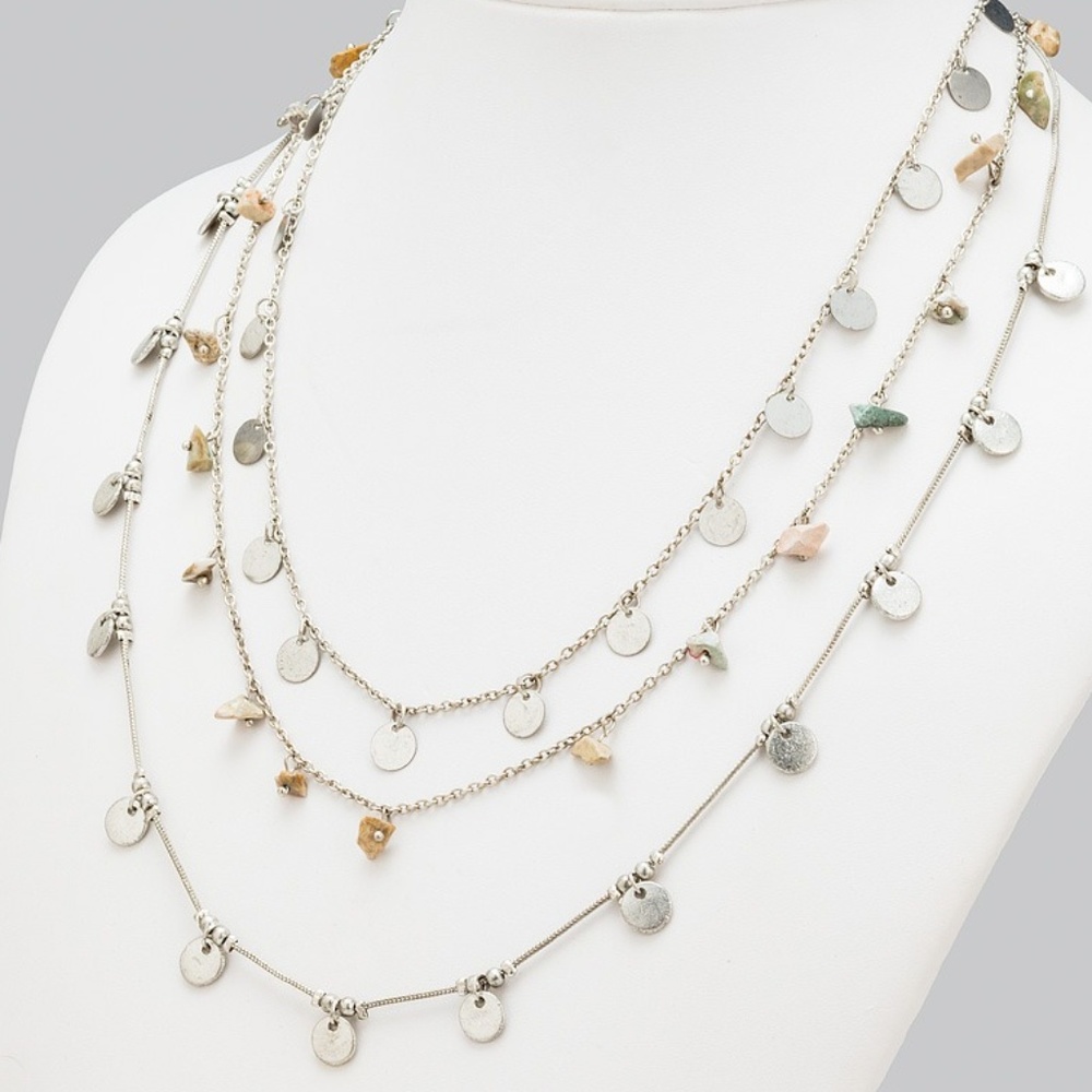 Coin Necklace Multi Layer - Picture 1 of 2